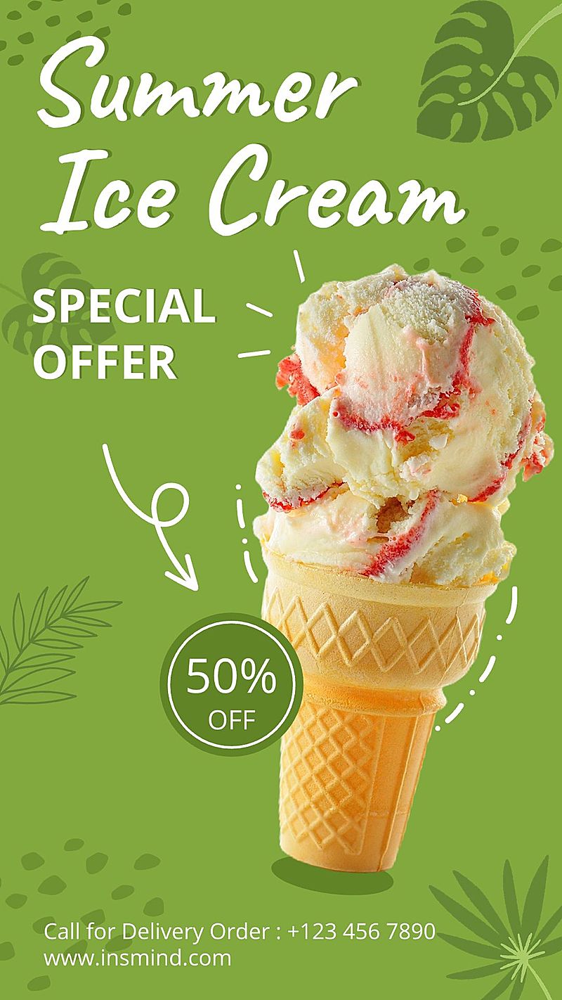 Ice Cream Consumer Packaged Fast Food Snacks Ecommerce Story