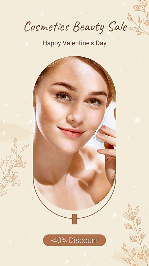 Brazil Valentine's Day Dia dos Namorados Beauty Cosmetics Discount Sale Promo Ecommerce Story