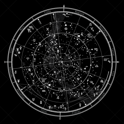 2018,新年,秘密,天文学,太空,象形文字,一月,图表,矢量,算命