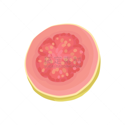 清新,鸡尾酒,精神振作,美味,一半的,番石榴,素食,环境,食品,维生素