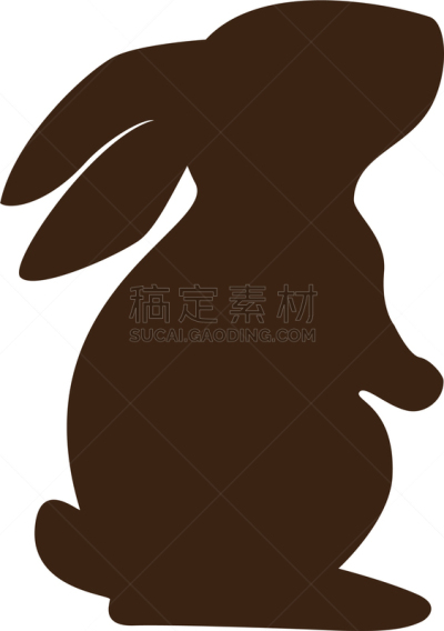 可爱的,性格,兔子,婴儿,春天,愉悦,传统,幸福,剪影,庆祝
