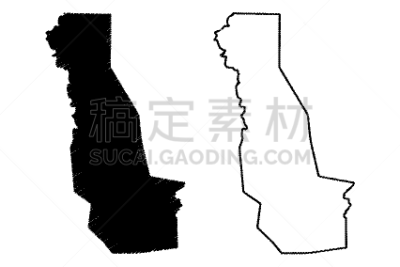 几内亚,办公室,草图,城市,潦草,西,剪影