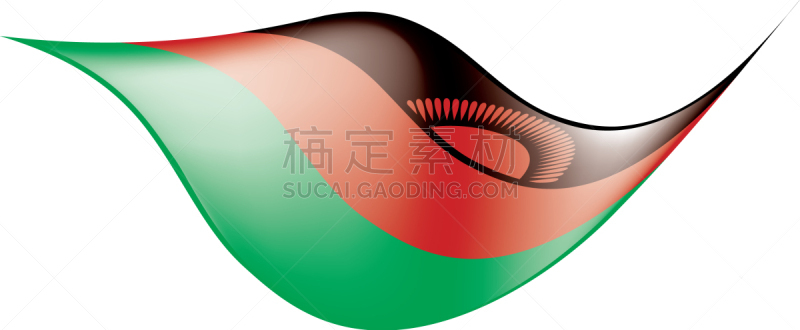 马拉维,分离着色,职权,国内著名景点,非洲,矢量,非都市风光,标志,绿色