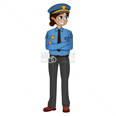 注视镜头,分离着色,制服,责任,图像,女人,自然美,性格,站