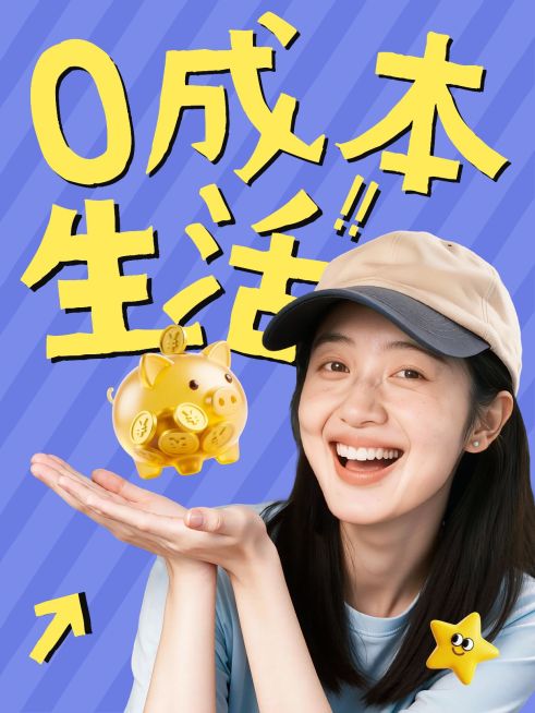 知识付费0成本生活小妙招科普攻略分享人像小红书封面预览效果