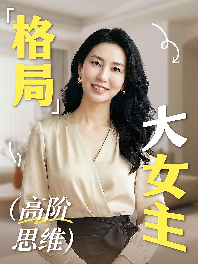 小红书教育-TPGC-个人成长认知提升人像视频封面-小红书封面