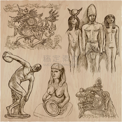 平衡折角灯,过时的,部落艺术,艺术品,轮廓,创造力,绘制,收集