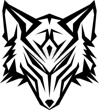 狼,似人脸,暗色,几何形状,狗,公园,哺乳纲,现代,复古