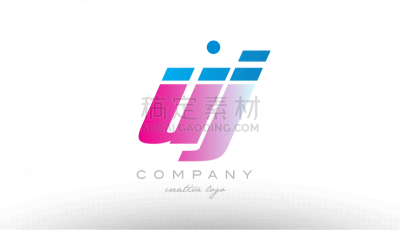 粉色,字母,色彩鲜艳,英文字母J,蓝色,多样,英文字母U,白色,创造力,商务