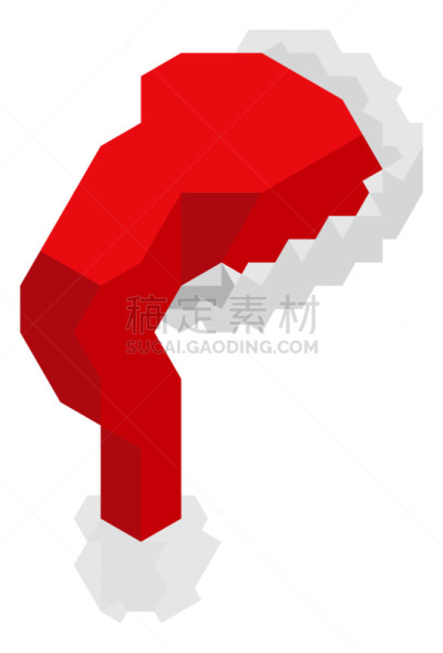 绘画插图,圣诞老人,圣诞节,几何形状,健康保健,圣诞装饰物,一个物体,背景分离,圣诞帽,英国