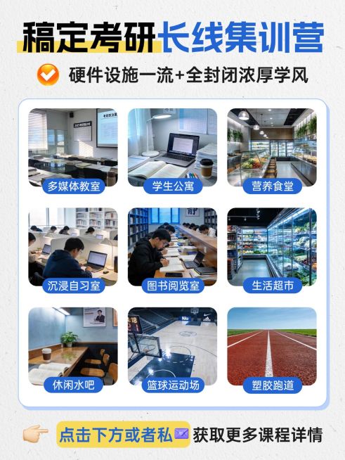 教育培训学历教育考研机构招生介绍拼图小红书封面预览效果