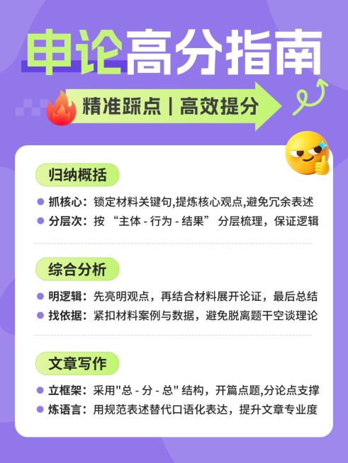 教育培训职业教育申论解题技巧分享小红书配图预览效果