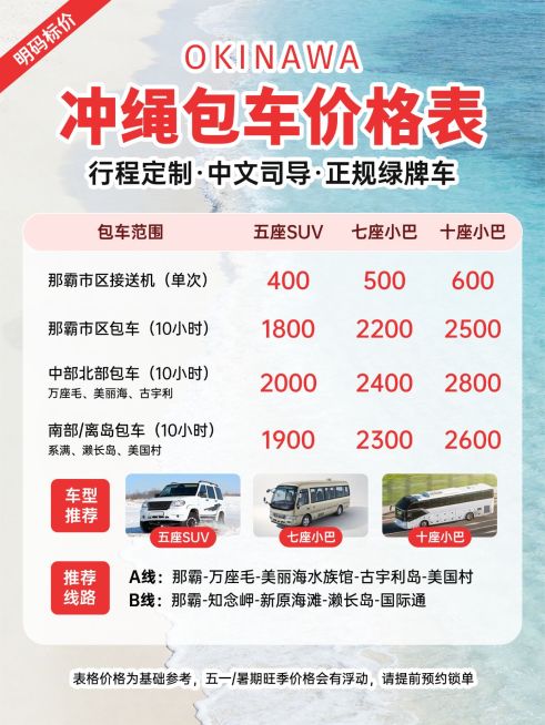 旅游出行地接包车推荐小红书配图预览效果