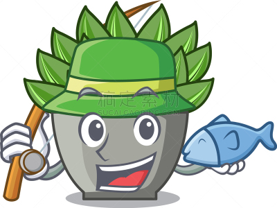 仙人掌,植物,冬天,景天科拟石莲花属植物,卡通,可爱的,华丽的,脉搏图,大桶,钓鱼