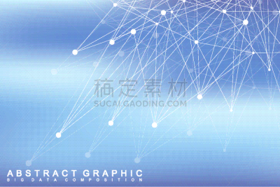 几何形状,分子,背景,插画,深的,健康保健,数据,主机,纳米技术,复杂