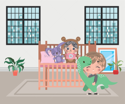 动画片,男孩,快乐,可爱的,肖像,学龄前儿童,自然美,小的,兔子,设计