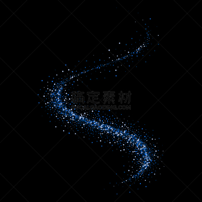 粒子,波浪,蓝色,明亮,光,黑色背景,图像特效,闪亮的,闪亮,发光