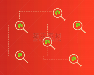 Neopolitan獒,放大镜,商务,电子邮件,技术,图像,网络空间,电子行业