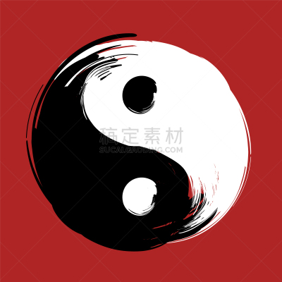 螺线,阴阳符,漩涡形,壁纸刷,分离着色,白色,亚洲,平衡,绘制