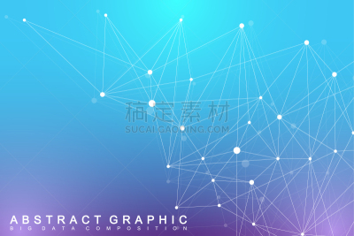 几何形状,分子,背景,插画,深的,化学制品,健康保健,数据,主机,复杂