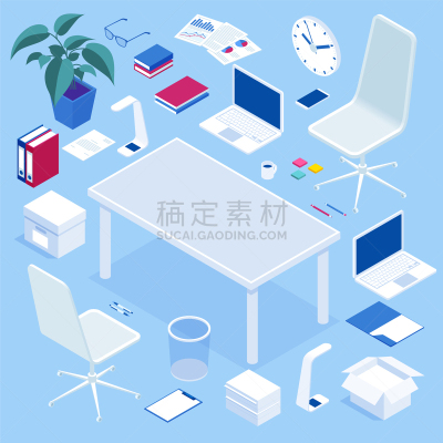 创造力,家具,办公室,巨大的,商务,计算机,咖啡,杯,橡皮擦,布置