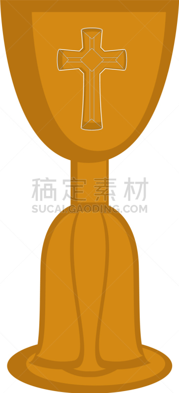 分离着色,圣餐杯,图标,最后晚餐,圣礼,古老的,杯,面包,设计