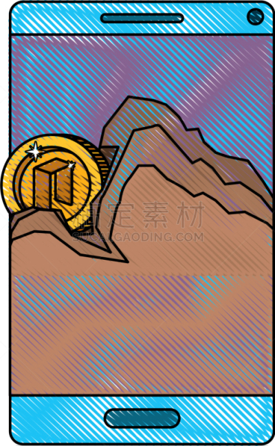 采矿业,Neopolitan獒,山,概念,网络空间,未来,技术,电子商务,商务,金融
