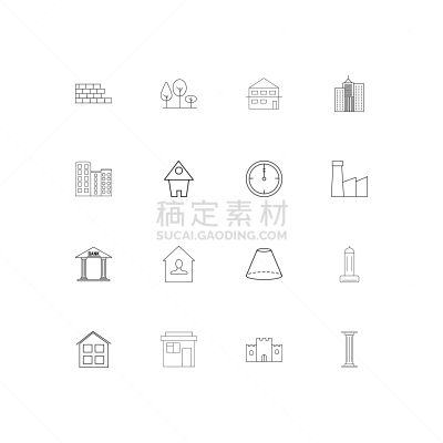 直的,建筑业,建筑体,计算机图标,房地产,房屋,图像,邮局,矢量,工厂