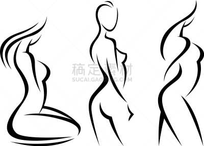 摆拍,女人,自然美,模板,头发,品牌名称,发型,发型屋,布置,剪影