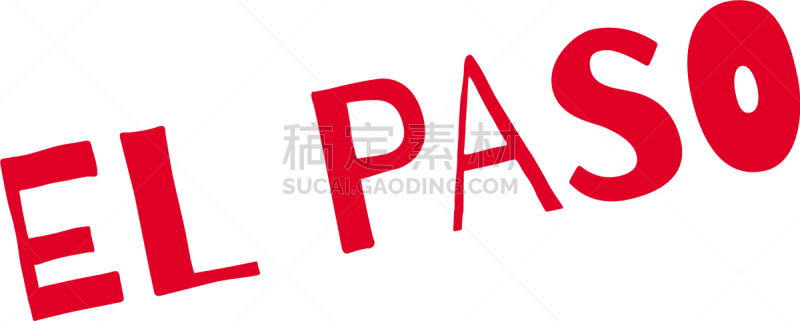 橡皮章,埃尔帕索,分离着色,红色,高架铁路铁轨,矢量,标志,美国人