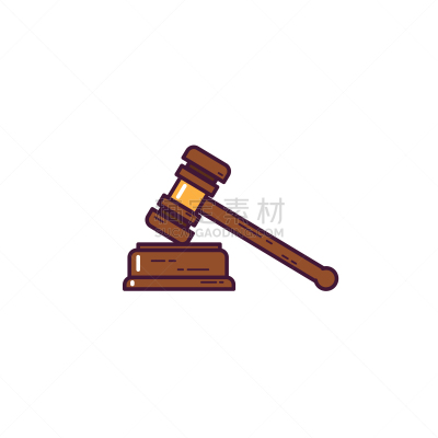 法官,槌子,商务,直的,决定,判断