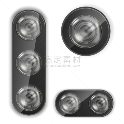 透镜,相机,矢量,商务,专业人员,两个物体,背景分离,塑胶,单反相机,技术