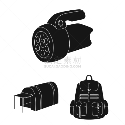 帐篷,黑色,反差,计算机图标,分离着色,自然,临时的,房屋建设,野餐,收集