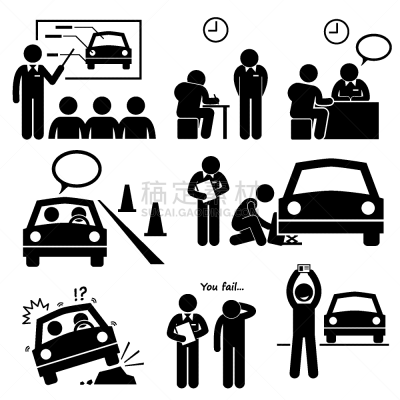 男人,职权,汽车,驾校,学生,指导教师,人,知识