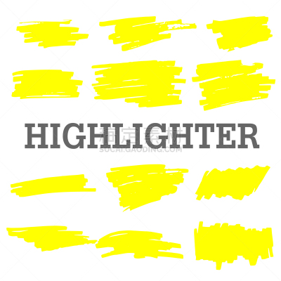 荧光笔,黄色,动物手,分界线,商务,清新,毛毡制品,涂料,绘制,弯曲