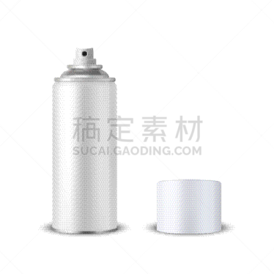三维图形,白色,喷雾罐,空白的,健康保健,鞋套机,塑胶,除臭剂,喷,写实