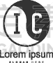 模板,品牌名称,极简构图,电脑芯片,边框,商务,C1,字母,信函,现代