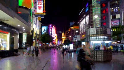南宁街夜游