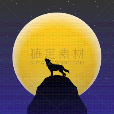 狼,月亮,前面,怪异,暗色,午夜,曙暮光,野生动物,嚎叫