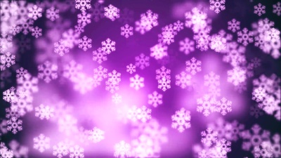随机漂浮的雪花