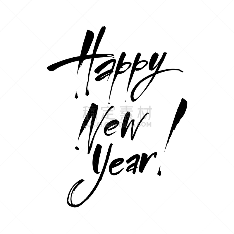 新年前夕,分离着色,华丽的,单词,文字,信函,冬天,问候,庆祝,手写