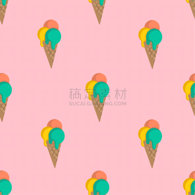 冰淇淋,式样,粉色背景,可爱的,寒冷,因纽特人,食品,从容态度,糖果,甜点心