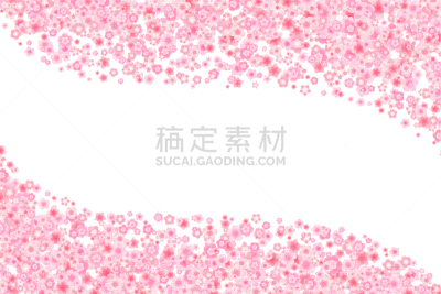 樱桃,花朵,樱之花,设计元素,卷着的,请柬,弯曲,问候,流动