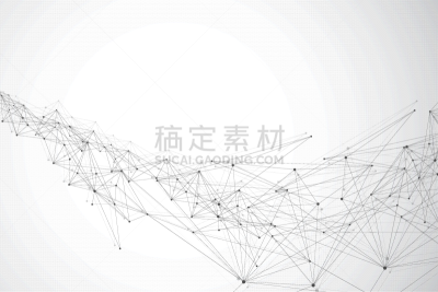几何形状,分子,插画,背景,深的,健康保健,主机,复杂,生物科技,技术