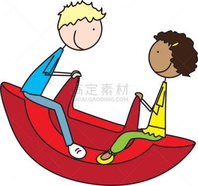儿童,幸福,白色人种,非洲人,男孩,女孩,平衡,动作,图像,矢量