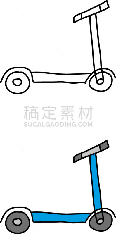 手推脚踏车,轮廓,运动,匈牙利,陆用车,环境保护,图像,矢量,方形画幅,草图
