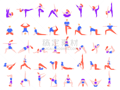 yoga poses people people doing yoga exercise