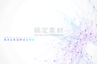 几何形状,分子,插画,背景,深的,健康保健,主机,复杂,生物科技,技术