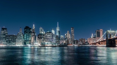 T/L Zi夜景曼哈顿市中心/纽约