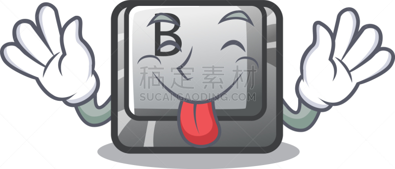 舌头,性格,英文字母B,按键区,形状,可爱的,商务,计算机,沟通,愤怒